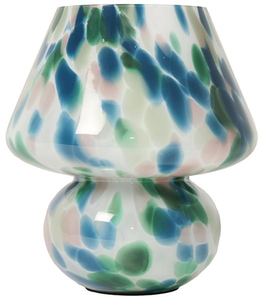 Lampe Joyful grønn/blå 19xø15cm