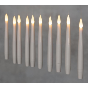 Lys for heng Led 10stk. med fjernkontroll,bruker 1 AAA Batteri