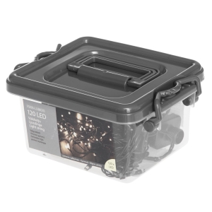 Minilys 120 LED pærer sort