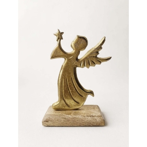 Engel metall h 17 cm