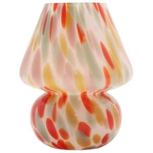 Lampe Joyful rød/gul 19xø15cm