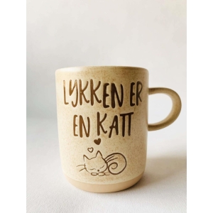 Krus "Lykken er en katt"