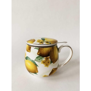 Tekrus med lokk og sil sitron