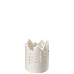 Hus lyslykt porselen H12