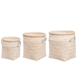 Kurv natur rund 1 stk ø40cm Fannik