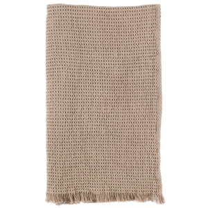 Håndkle Ruutu 100x160cm Sand