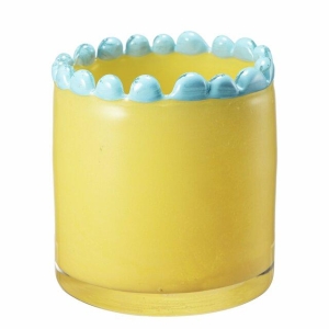 Isabel Lyslykt D11 H10,5 cm Gul/blå