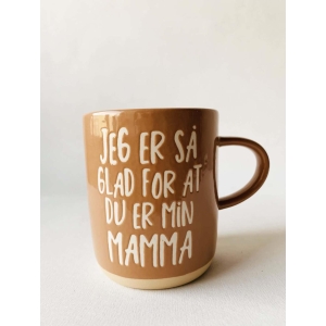 Krus "Jeg er så glad for - mamma"