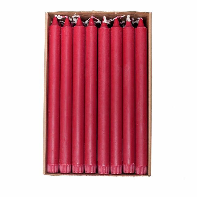 Kronelys 100% stearin Bordeaux