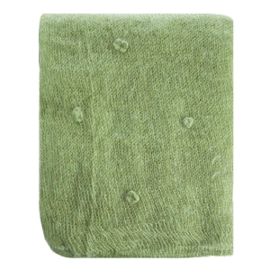 Pledd Mohair Songvaar grønn 125x150 cm