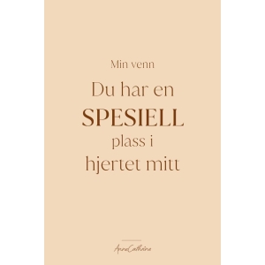 Anne kort tekst - Min venn