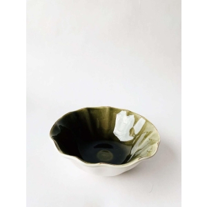 Lone skål 16x6 cm grønn