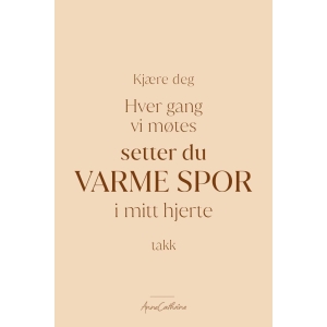 Anne kort tekst - Varme spor