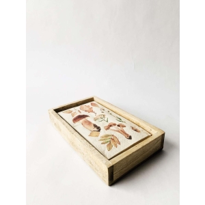 Serviettholder i tre til avlange servietter 23x14x6cm