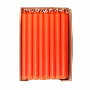 1 Kronelys Økologisk 100%stearin Orange