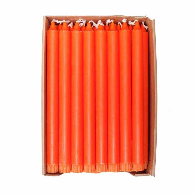 1 Kronelys Økologisk 100%stearin Orange