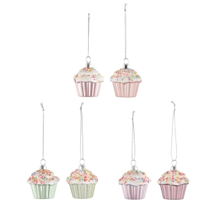 Julekule 4pk Cupcake