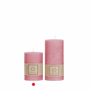 1 Kubbelys Økologisk 100% stearin Soft Pink Rosa 7x10