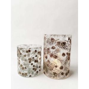 Lysglass krakelert - Kongler liten