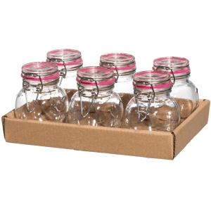 Glasskrukke med patentlokk 0,12L