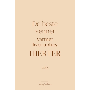 Anne kort tekst - De beste venner