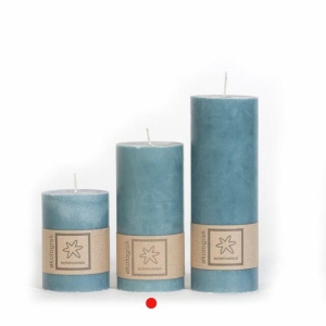1 Kubbelys Økologisk 100%stearin 7x15 Jeansblå