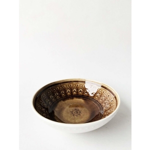 Valborg skål d 17,5 Brun