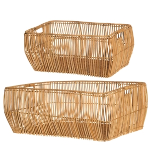 Kurv jute 50x35cm 1 stk Fannik liten