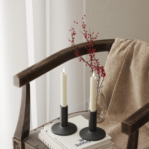 LED Kronelys 15 cm Hvit 2 pkn.