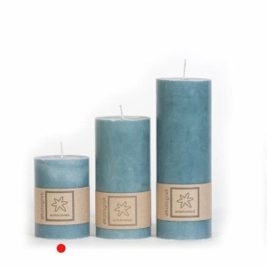 1 Kubbelys Økologisk 100%stearin 7X10 Jeansblå