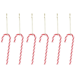 Dekor Polka Sukkerstang 6pkn.