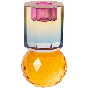 Krystal stake Rav/blå ombre 10,5x6cm