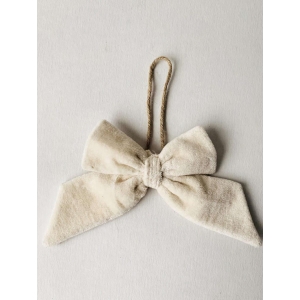 Heng velursløyfe Creme