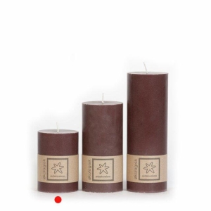 1 Kubbelys Økologisk 100%stearin 7X10 Brun