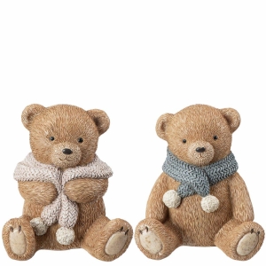 Bamse med skjerf 2ass