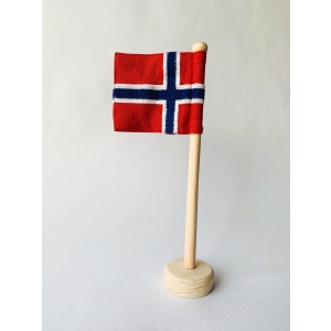 Flagg på stang h27cm