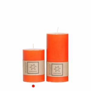 1 Kubbelys Økologisk 100%stearin 7X10 Orange