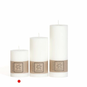 1 Kubbelys Økologisk 100%stearin 7X10 Hvit