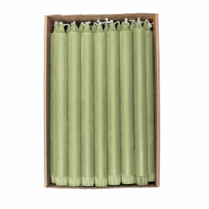 1 Kronelys Økologisk 100%stearin Green Leaf Grønn