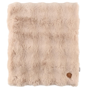 Pledd Aava Fuskepels sand 127x152cm