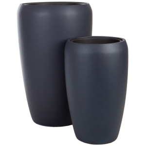 Pottesett à 2 Milano Blå matt H:68/51 Ø:43/32 cm