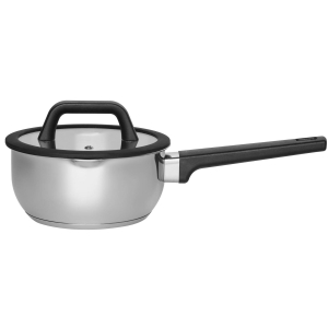 Gryte med glasslokk og skaft 1,4 L 16 cm