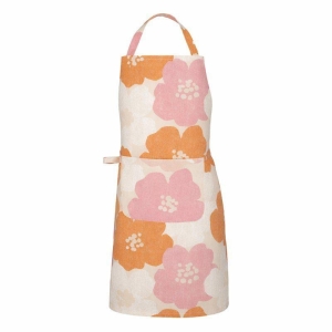 Lotta Kjøkkeforkle 60x90 cm Orange/rosa/beige