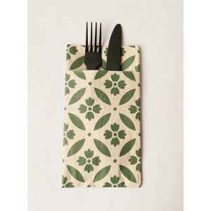 Serviett "Bestikk-serviett 40x40cm Retro