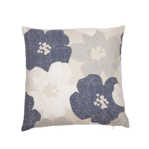 Lotta Putetrekk 48x48 cm blåtoner/beige