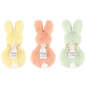 Dekorfigur påskehare 11 cm Pris per stk.
