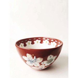 Skål "Pippi" Rød 14,5x8,5 cm