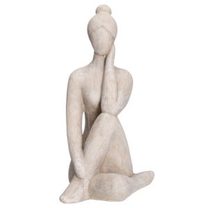 Hagestatue Dame 49cm