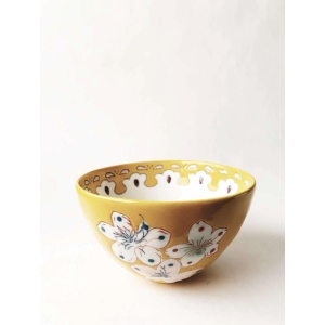 Skål "Pippi" Gul 14,5x8,5 cm