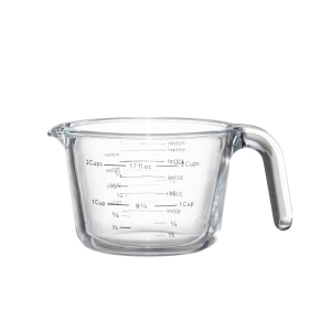 Målebeger i glass 500ml